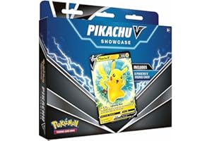 POKEMON Pokémon TCG: Pikachu V Showcase Box (1 Foil Promo Card and 3 Booster Packs)