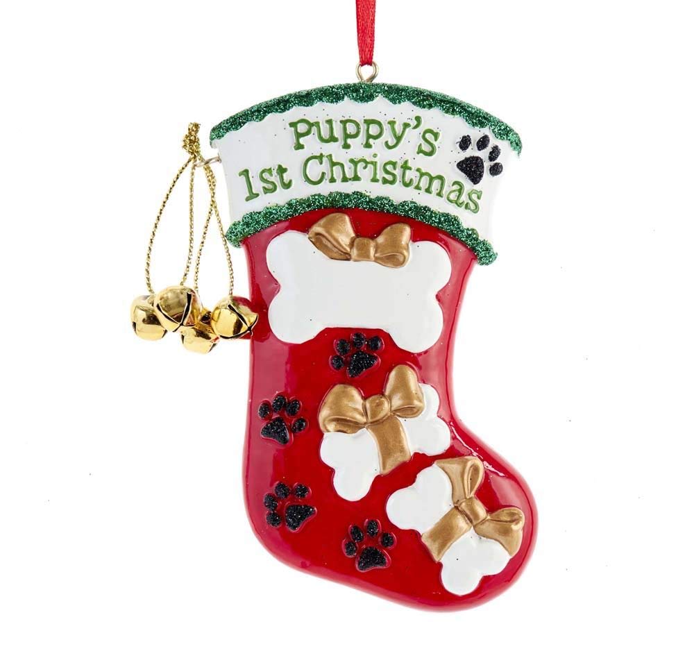 Photo 1 of "Puppy's 1st Christmas" Stocking For Personalization
