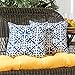 Greendale Home Fashions Outdoor Accent Pillows, Indigo, Set of 2