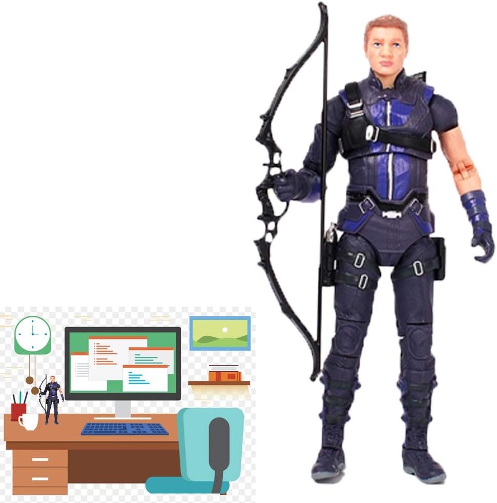 NUTADO Hawkeye Action Figure - Marvel: Avengers Endgame - Hawkeye for Collectible Toy, Gift, Present