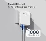 Tenda PH3 AV1000 Powerline Adapter Kit 1000Mbps HomePlug AV2 UK Plug 2 Pack view 4