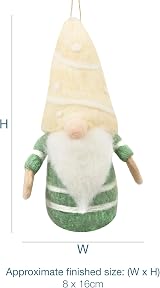 Trimits Needle Felting Craft Kit Gnome Includes Wool Needle Shapes Instructions view 3