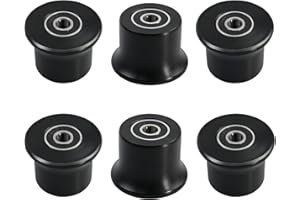 VSTTAR 6 Rolling Seat Trolley Wheels,Sliding Seat Bracket Roller, Compatible with Bowflex Home Gym Blaze, Classic, Elite, Motivator2, Pr1000, Sport, Conquest, Ultimate2, Schwinn Comp, Revolution