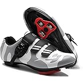 Cycling Shoes for Men Women Compatible with Peloton Bike, Indoor Spin Shoes with Pre-Installed Delta Cleats, Comfortable & Safe Unisex Outdoor Road Cycling Shoes