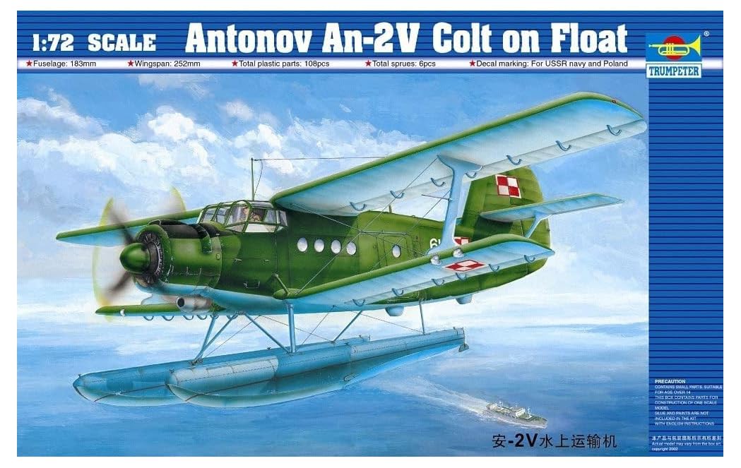 Trumpeter 1:72 - Antonov An-2V Colt On Float