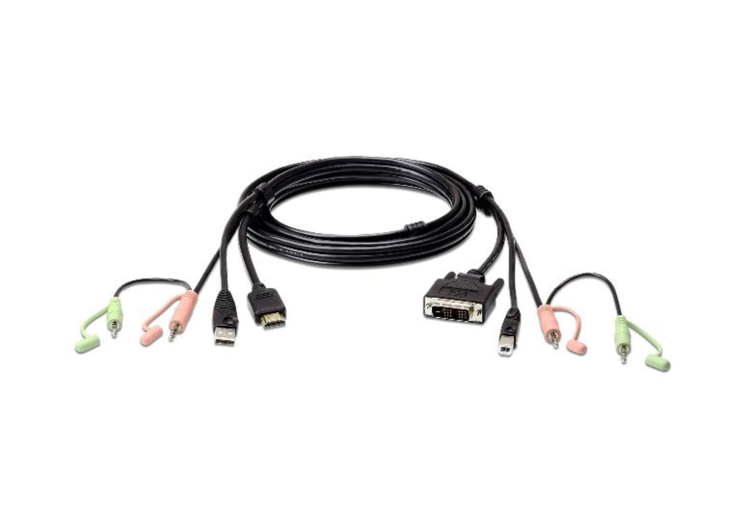 ATEN 2L-7D02DH cable interface/gender adapter HDMI DVI-D Black