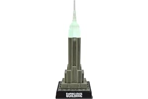 GENERIC ZIZO New York Breath Taking Empire State Building Replica LED Light up 10" New York City NYC Souvenir Empire State Building Replica Statue of Liberty New York Figurine and Decoration FG264