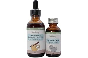 Balm Baby Teething Rescue Kit – 100% Natural Calming Tincture & Topical Teething Oil Rub | Kids Relief for Gum Inflamation & 