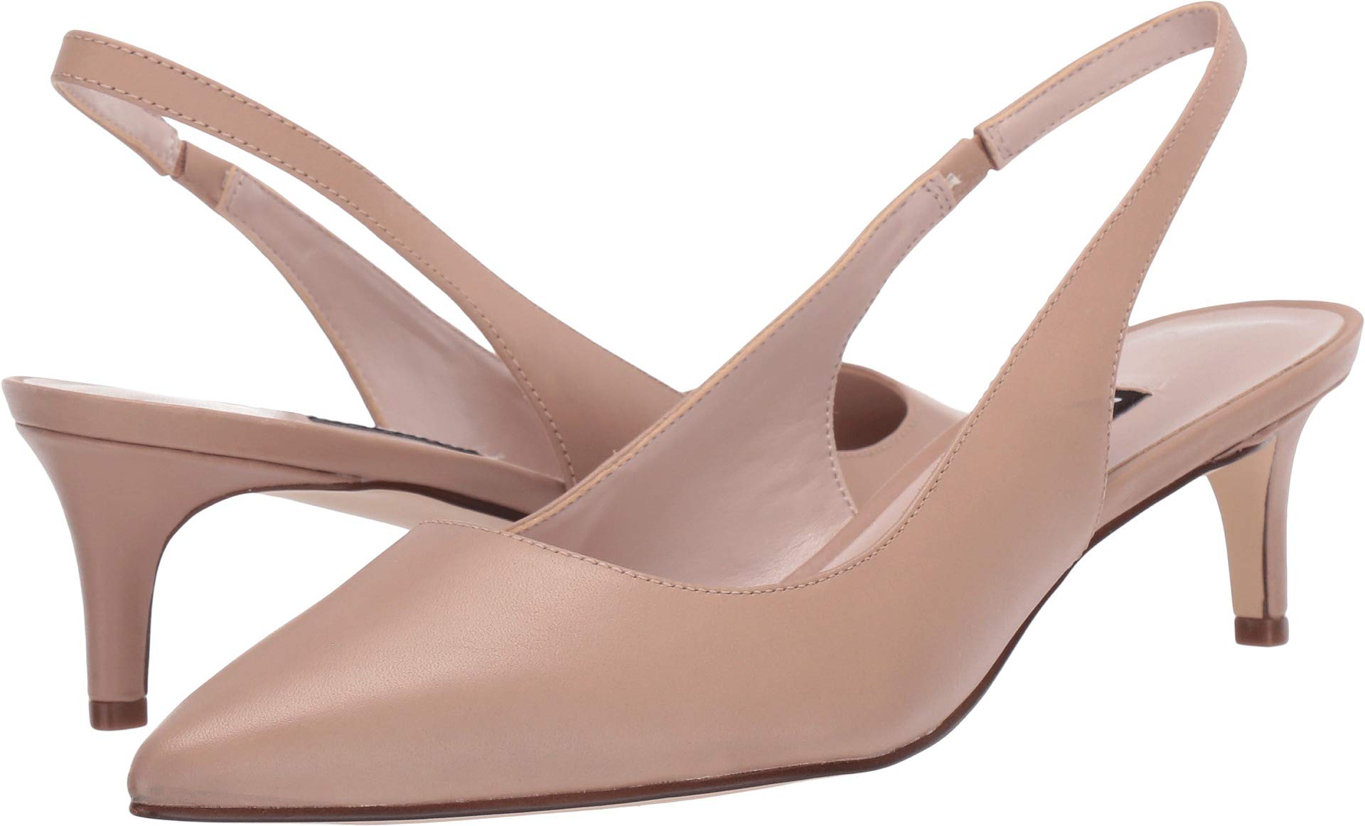 NINE WEST Womens Feliks Pump Barely Nude 7.5 M