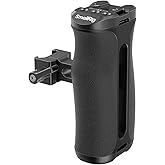 SmallRig Mini NATO Side Handle for Camera Cages, Universal Ergonomic Side Handgrip, 43mm Up/Down Adjustable, Bulit-in 1/4"-20 Threaded Hole, Strap Hole, Cold Shoe - 4840