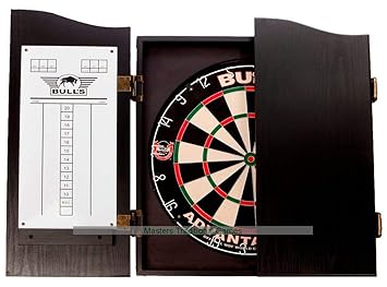Cabinets Sports Outdoors Bulls Classic Black Dartboard Cabinet