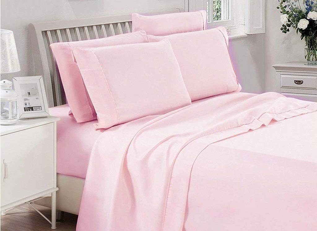 SHERA'S BEDDINGS 6 Piece Sheet Set on Amazon Fits Mattress