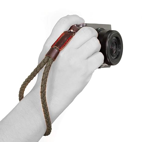 MegaGear MG935 - Correa (Cámara Digital, Algodón, Marrón, Verde ...