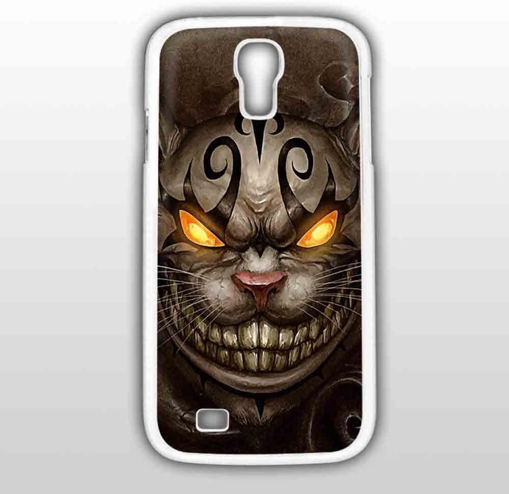Cheshire Cat Evil Alice in Wonderland for Iphone and Samsung Galaxy Case (Samsung S4 White)