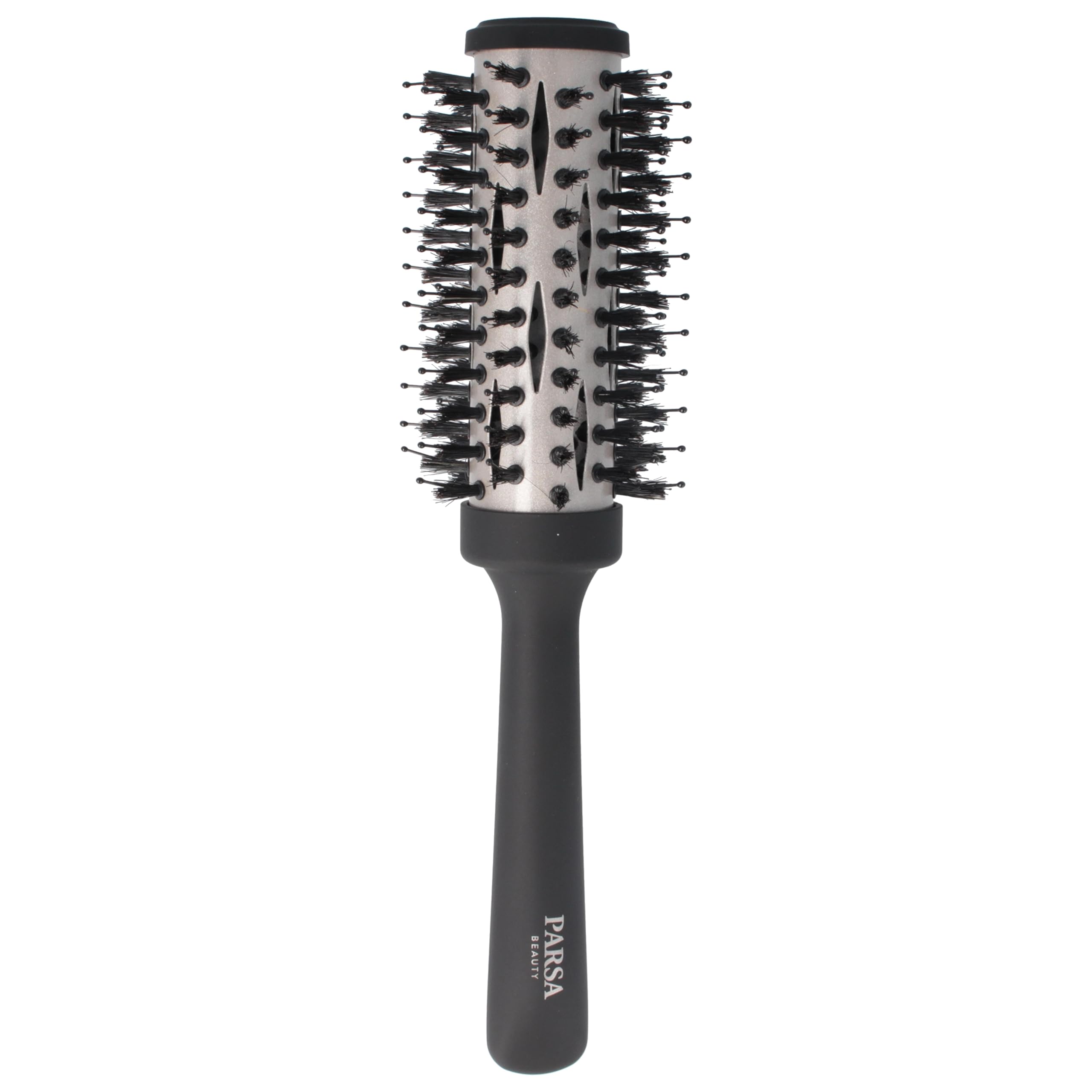 PARSA Beauty Professional Active Ingredient Brush Keratin + Biotin (Round Blow Dryer Brush 33 mm) - Hair Brush for Straightening and Care - Hair Brush Curly Hair - Hair Brush Long Hair