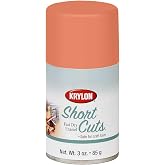 Krylon KSCS08300 Short Cuts Aerosol Paint, Ripe Peach, 6 1