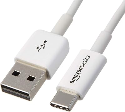 Câble USB-A->USB-C Câble Charge RapideUSB 2.0, Vitesse Transfert Données de 480Mbps, Certifié USB-IF, pour Apple iPhone 16/15, iPad, Samsung Galaxy, Tablettes, Voitures, 1,8m, Blanc