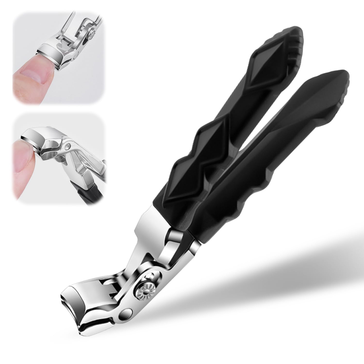 Photo 1 of Long Handle Toenail Clippers for Seniors Thick Toenails, Professional Angled Head Heavy-Duty Finger Nail Clippers, Ultra-Sharp Sturdy Large Fingernail Toe Nail Clippers for Men Women, 1 PC