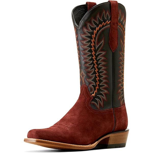 Bottes Western Homme Ariat Bankroll - Suède Marron Taille 9D - Neuves En Boîte