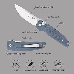 Firebird GANZO FH926-GB Pocket Folding Knife Button