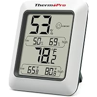 TempPro ThermoPro TP50 Digital Hygrometer Humidity Monitor