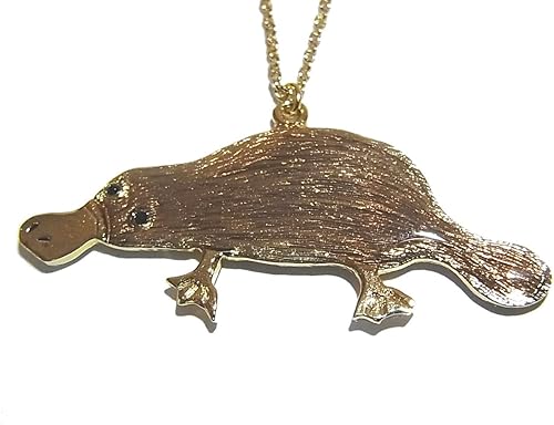 Amazon ルチカ Luccica カモノハシ ネックレス アクセサリー メルヘン ユニーク おもしろ かわいい アニマル 動物 個性的 レディース モチーフ 珍しい プレゼント お祝い 誕生日 目立つ ネックレス 通販