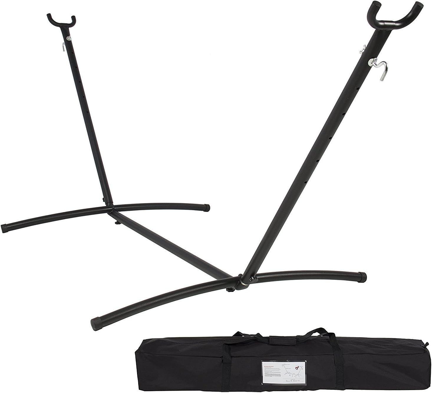 Abee US Stock Space Saving Steel Hammock Stand 9' Outdoor Patio Portable with Carrying Case