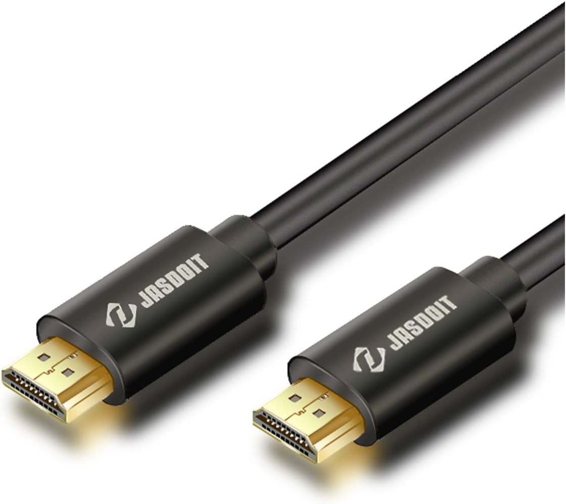 HOOZER HDMI Cable High Speed PRO GOLD HDMI Cable v2.0/1.4a 3D 2160p PS4 SKY HD 4K Ultra HD Ethernet Audio Return (5M) - Black