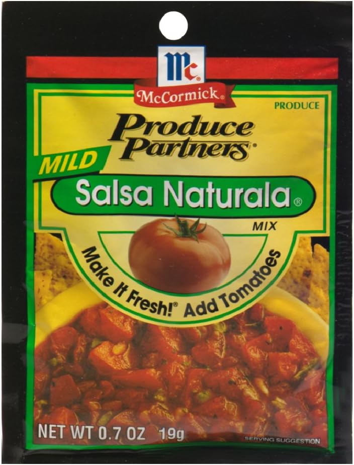 Produce Partners Salsa Naturala Mix Mild, 0.7-Ounce (Pack of 12)