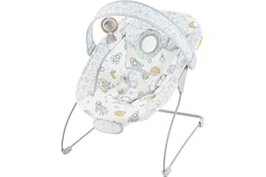 Otrolepota Baby Bouncer, Infants Bouncy Seat with Music and Vibrations,Baby Rocker for Newborns Indoor Outdoor Use 0-6 Months Up to 20 lbs