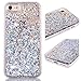 iPhone 6 6S Case, Shinymore Full Protection Soft Bumper Case 3D Creative Sparkle Dynamic Liquid Flowing Floating Glitter Bling Diamond Moving Quicksand Case for iPhone 6 & 6S (Silver Diamonds)