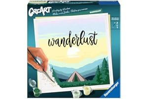 Ravensburger Wanderlust Paint by Numbers Kit for Adults - 20269 - Painting Arts and Crafts for Ages 12 and Up