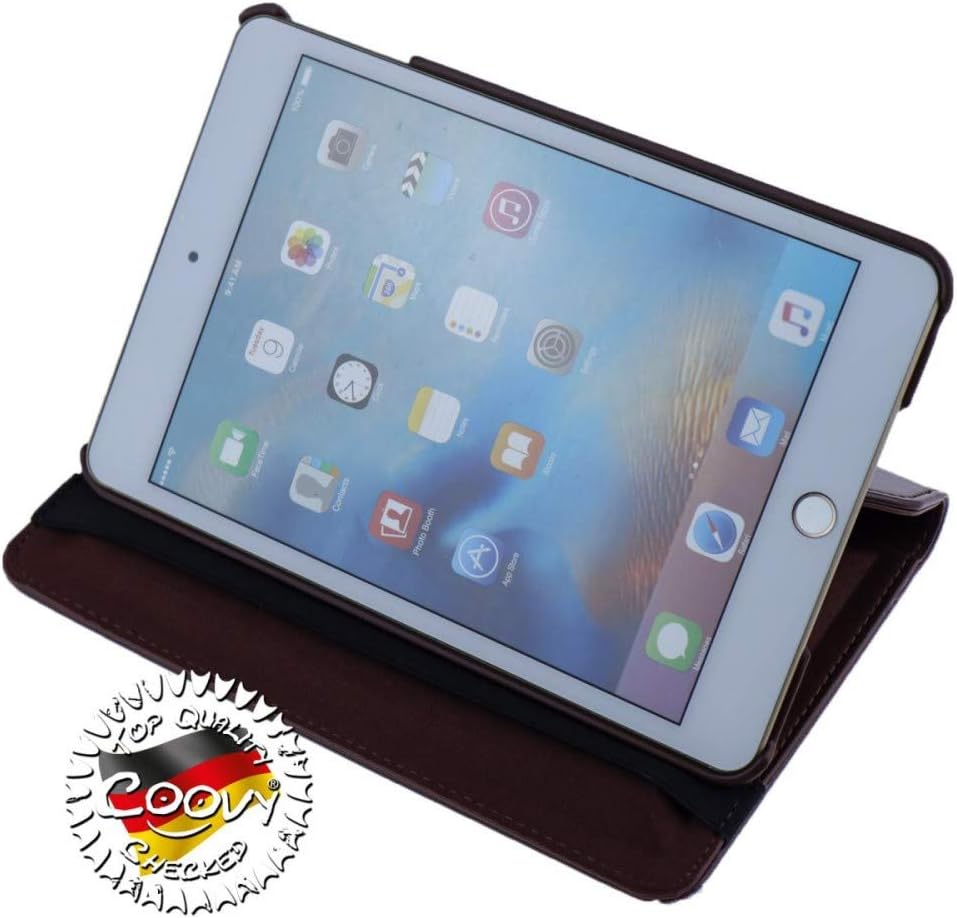 COOVY® 2.0 Case for Apple iPad Mini 5 (Model 2019) 360° Rotation Smart Cover Case Stand Auto Alarm Clock Sleep - Image 3