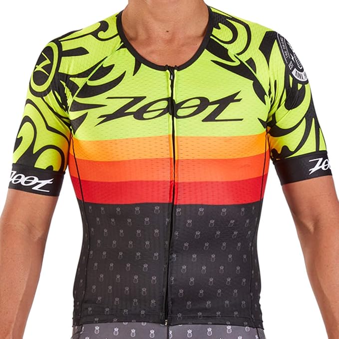 Zoot Men Triathlon Aero Jersey Design Ali'I with Sleeves, Reflective