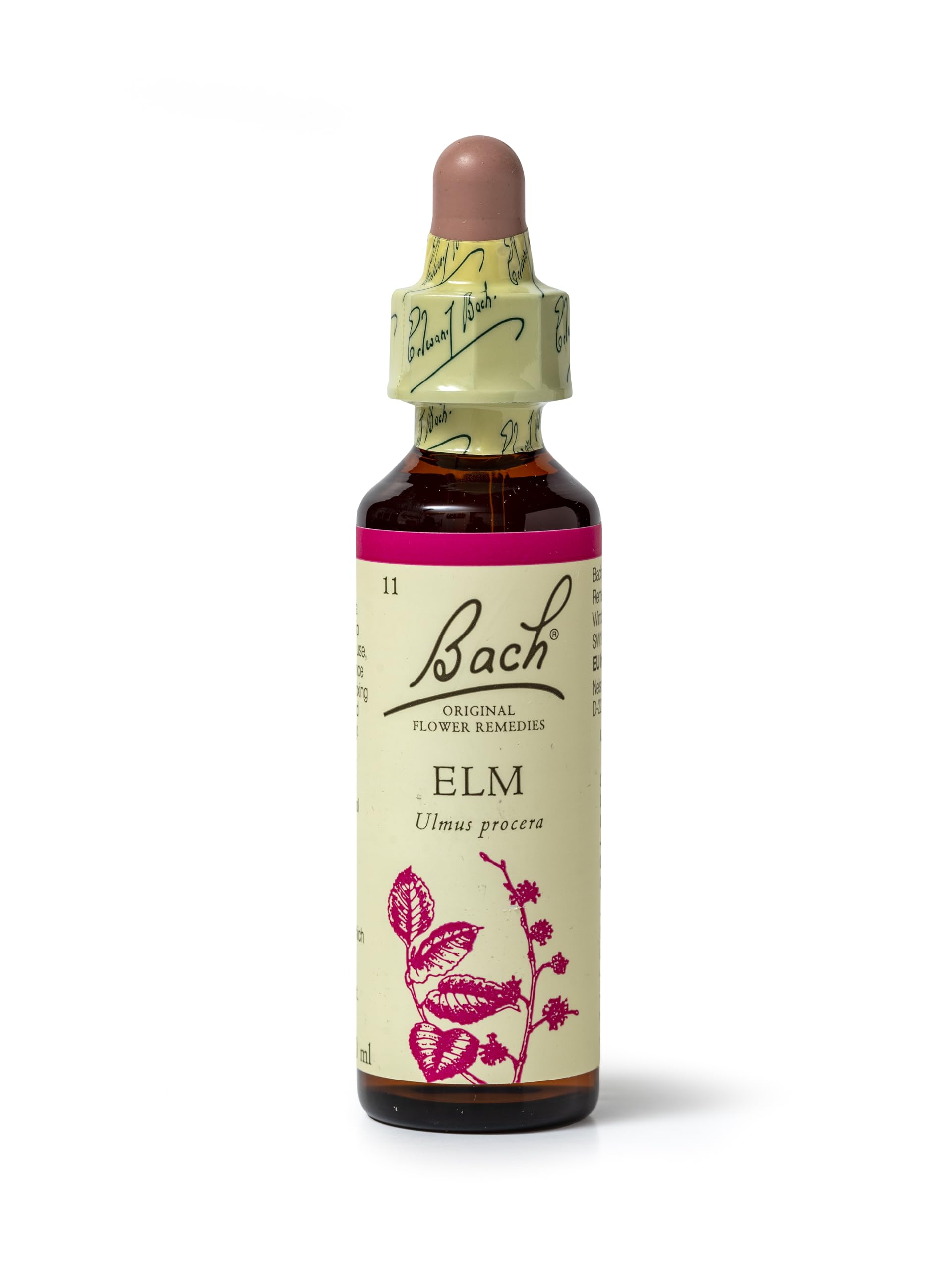 Bach Original Flower Remedies Elm, Find Joy & Hope, Be Efficient, Emotional Wellness, Natural Flower Essence, 20ml