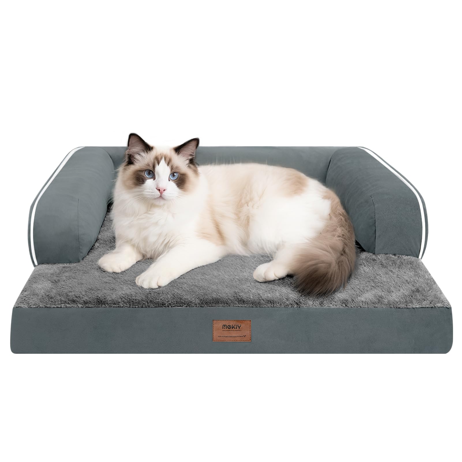 Photo 1 of Small Dog Bed and Cat Sofa Waterproof Orthopedic Dog Beds for Small Dogs Cat Bed Comfy Pet Couch Sofa Beds with Washable Removable Cover & Non-Slip Bottom