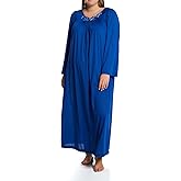 Shadowline womens Petals 53 Inch Long Sleeve Long Gown