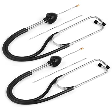 thumbnail interactive-video image 1 of Cal Hawk Mechanics Stethoscope Kit - With Bell & Needle Probes For Diagnostic Testing 1 of 2