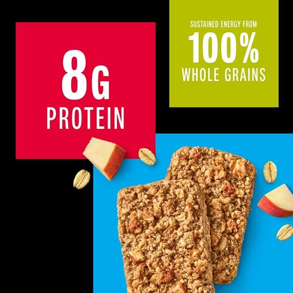 KIND BREAKFAST PROTEIN BARS, APPLE CINNAMON, GLUTEN FREE, LOW SODIUM, HEALTHY SNACKS, 8G PROTEIN, 12 COUNT (12 PACKS OF 2 BARS)