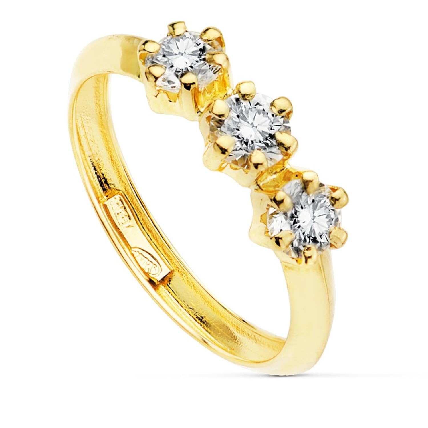 Sortija Mujer oro amarillo Claris Oro K