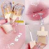 Pakivs 3Pcs Clear Hydrating Plumping Lip Gloss Oil Lacquer Long Lasting Women view 5
