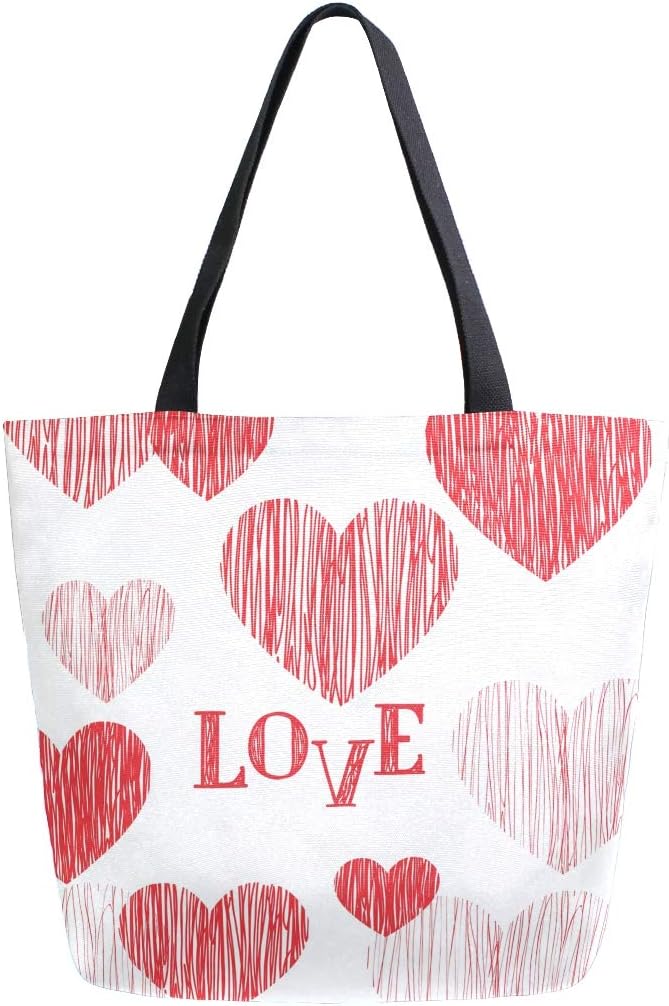 ALAZA - Bolsa de Lona para Tarjetas de San Valentín para Mujer, para