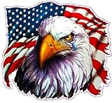 American Flag Eagle Crying Decal 5