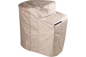 YUJHON Sand Filter Pump Cover Above Ground Pool Pump Cover for Krystal Clear Sand Pool Filters Pump 600D Waterproof Swimming Water Pump Inflatable Pool Cover (For 14-16in sand filter pump(Brown))