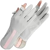 QFGasre 1 Pair UV Protection Gloves Full Finger UV Driving Gloves Sun Protection Touchscreen Non Slip Breathable Summer Outdoor Glove Thin Light Glove Women Cycling Accessories for Women