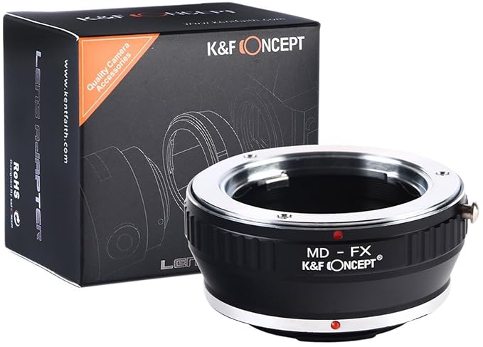 K&F Concept MD-FX Objektiv Adapter Fuji X-Mount FX x-Series FujiX Xmount Rokkor Kamera Minolta MD