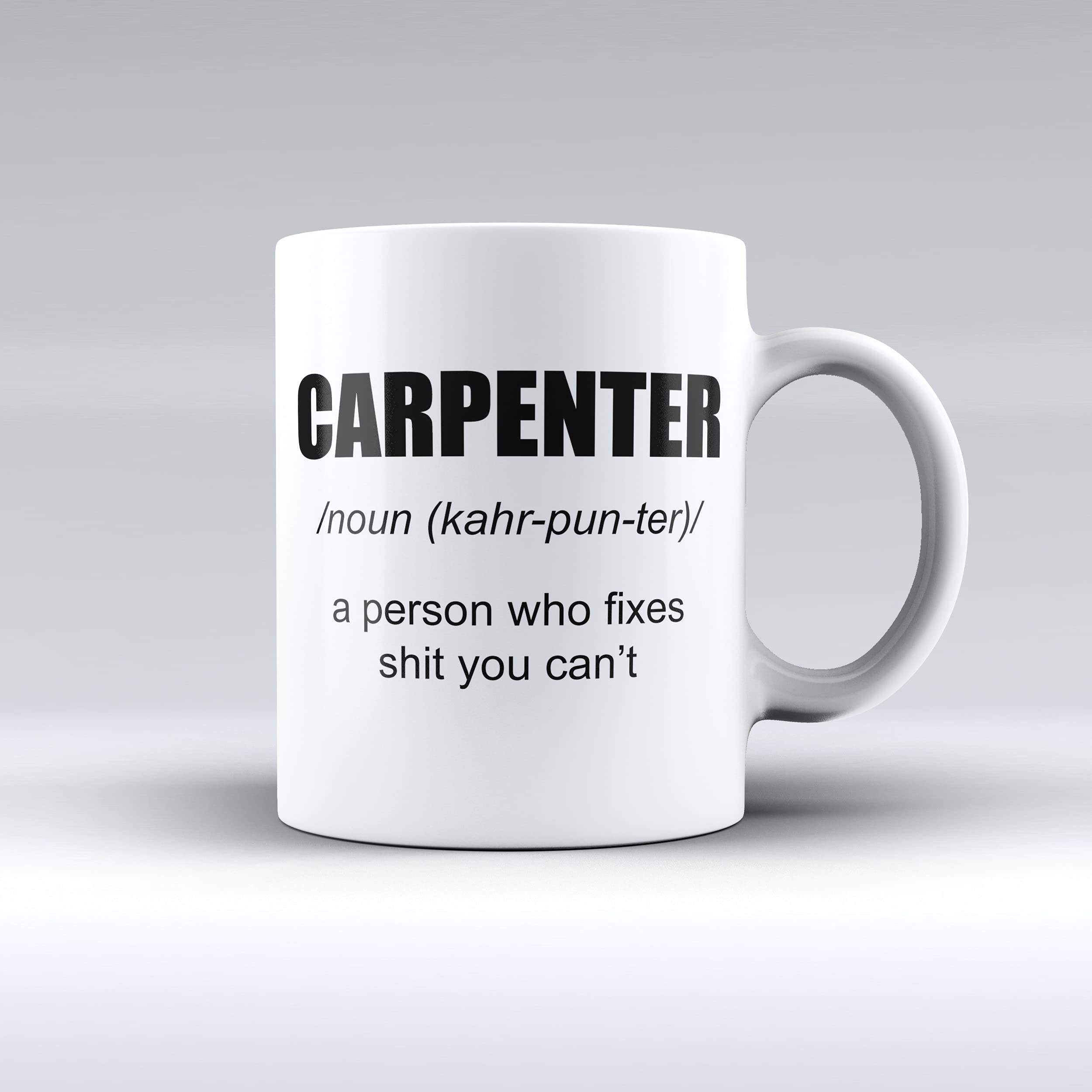 Carpenter - Noun - Funny Job Role Description - Tea/Coffee Mug/Cup