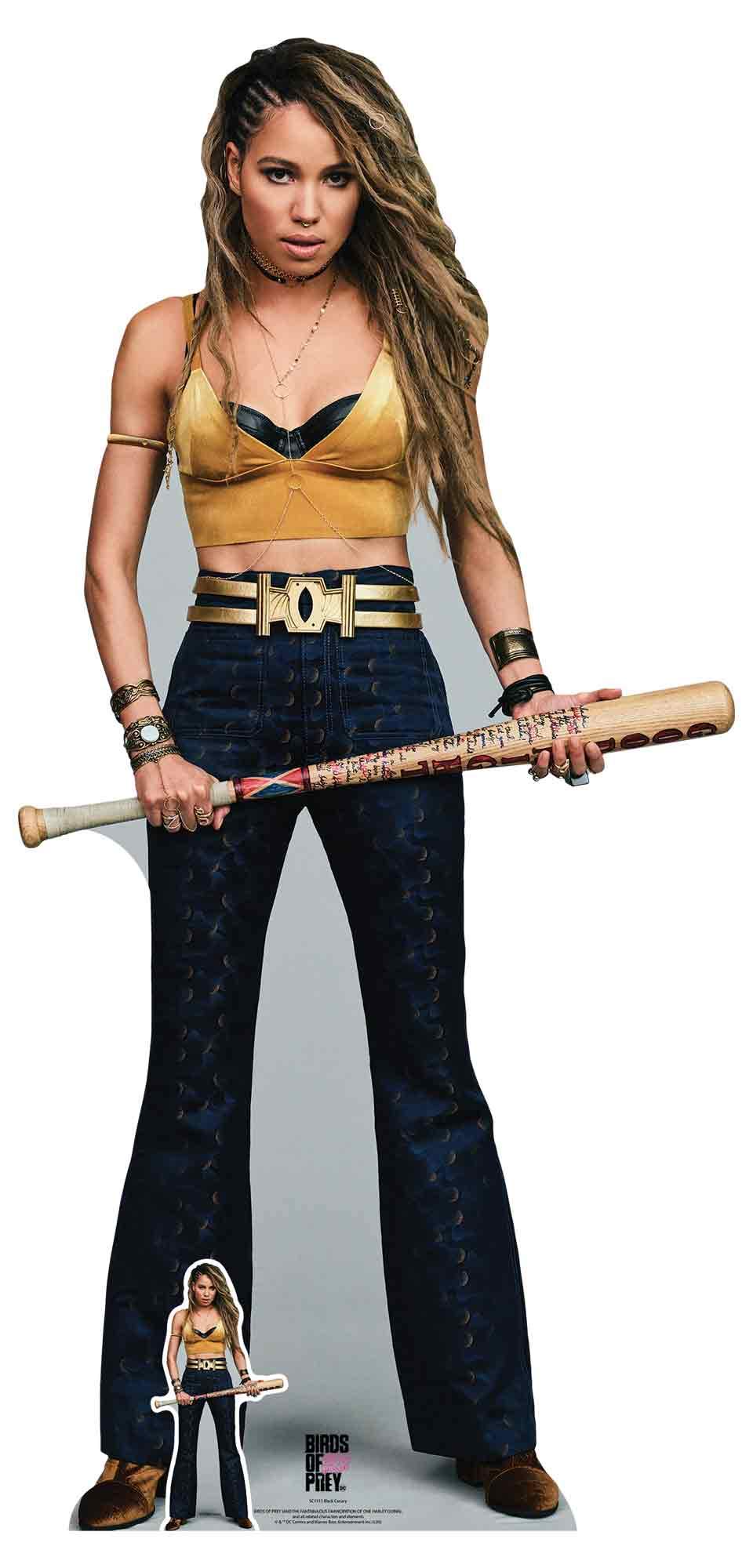Star Cutouts SC1513 Black Canary Jurnee Smollett Lifesize Cardboard Cutout – DC Superhero Party Decoration & Fan Display