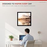 Alison Kingsgate Modern 30x30cm Oak Picture Frame with Perspex Front view 4
