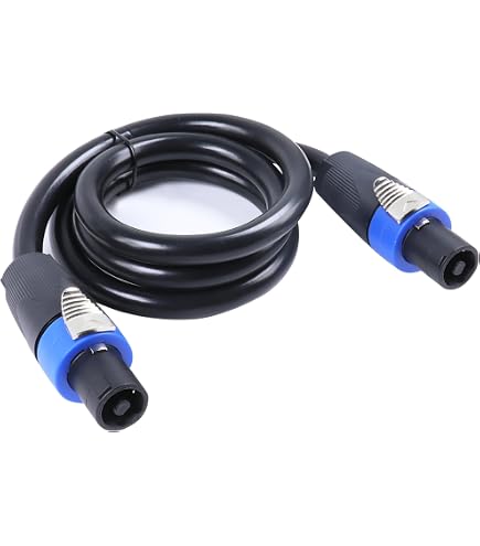 Sweet Lot de 8 prises Neutrik Speakon NL4FC, NL4FX, NLT4X, NL2FC, NA4LJ - Verrouillage rotatif - Compatible jack Twist Lock - 4 pôles ronds